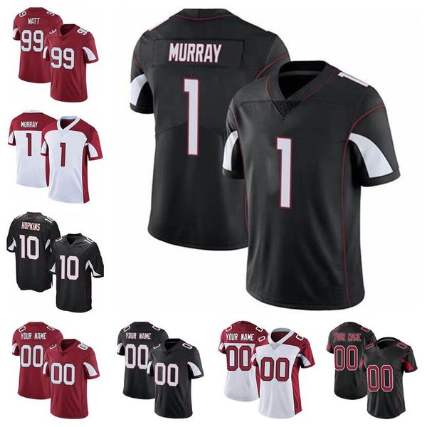 fans 10 deandre hopkins 1 kyler murray j.j. watt jaÂcardinalÂjr fitzgerald jersey custom football jerseys budda baker chandler jones green e, Black